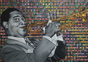 Velky detailny obraz "Louis A. - 4