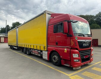 TANDEMOVÁ SOUPRAVA MAN TGX 26.510 + PŘÍVĚS GTS 2021 PRŮJEZD - 4