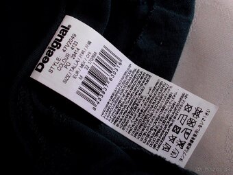 Desigual dámske šaty tmavozelené  M - 4