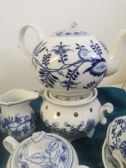 Cibulak, zwiebelmuster, danube, čajový set - 4