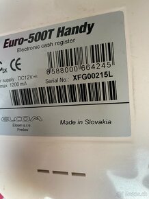 Registračná pokladňa EURO-500T Handy - 4