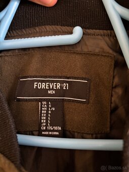 Pánska bombera Forever 21 veľkosť L - 4