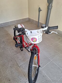 Predám detský bicykel 20kola Ctm cerveny - 4