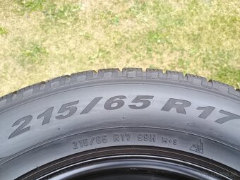 Sada kolies VW Tiguán 2, plechové disky + pneu 215/65 R17 - 4