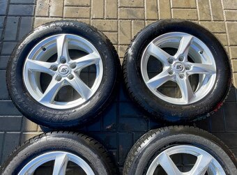 Alu zimná sada 5x112 r15 Dunlop 215/60 R16 - 4