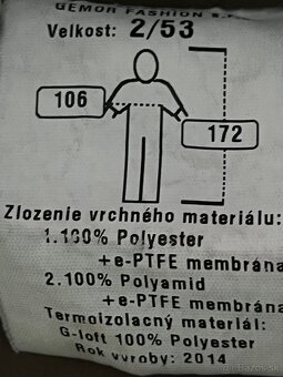 vojenska zimná bunda Goretex OSSR 2/53 - 4