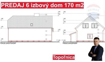 Na predaj 6-izbový domu 170 m2 s dvojgarážou 72 m2 v obci To - 4