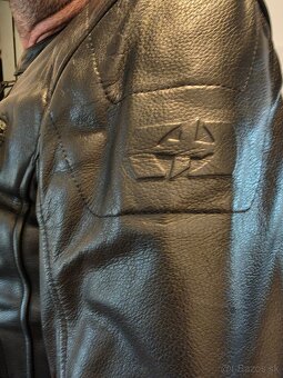 Kožená moto bunda oxford XL - 4