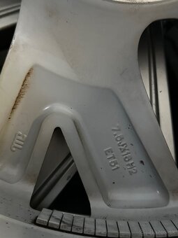 5x112 R18 7,5J ET50 Originál VW + 225/40 R18 letné - 4