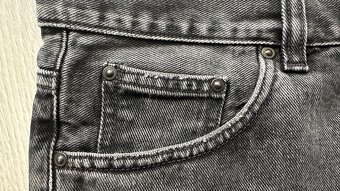Pánske,kvalitné džínsy CARHARTT - veľkosť 32/31 - 4