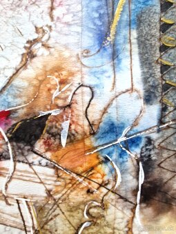 Michael Rosenwein (UNIKAT-akvarel) Abstraktný expresionizmus - 4