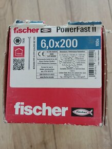 skrutky Fischer Powerfast II  6x200 - 4