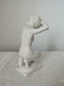 Hutschenreuther žena biely akt porcelánová soška - 4