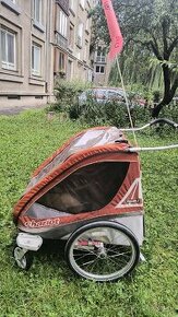 VÝRAZNÁ ZĽAVA Chariot Corsaire 2 cyklovozík pre 2 deti - 4