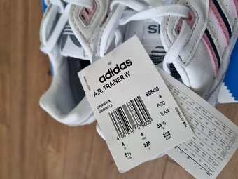 biele kožené nové botasky Adidas 37 - 4