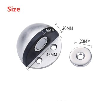 Magnetický držiak dverí, zarážka. - 4
