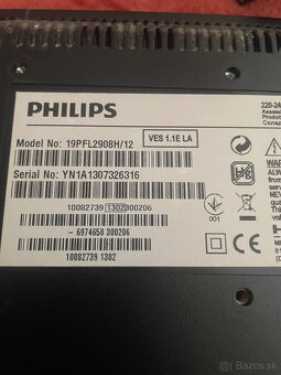 Philips model no 19PFL2908H/12 - 4