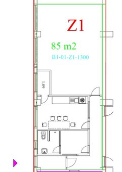Prenajmeme obchodný, prevádzkový priestor 85m2 - 4