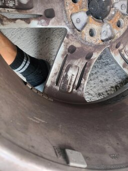 4ks alu disky orig. Seat 5x112 R18 pneu celoročne 7mm - 4