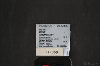 predám VINTAGE repro VIDEOTON DC 2016 A  ///v-40 cm/// - 4