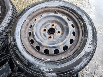 Sada plech=4x100= orig.TOYOTA=s pneu=175/65 R15 - 4