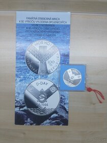 strieborné mince SK koruna proof bk - 4