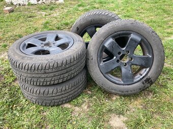 Predám letnú sadu 5x112 R16 - 225/55 R16 - 4