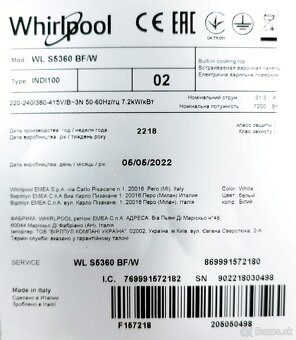 Indukčná varná doska Whirlpool biela - 4