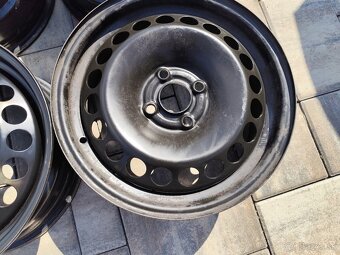 4x100 r15 plechové disky Opel 6Jx15ET39 - 4