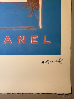 Andy Warhol "Chanel" Limitovaná edícia_Certifikát - 4