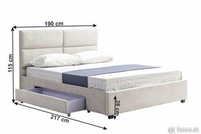 manželská posteľ 180x200 - 4