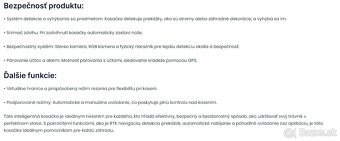 Robotická inteligentná kosačka - 4