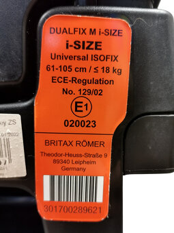 autosedačka BritaxRömer DualFix M i-SIZE - 4