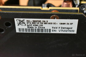 Predám XFX Radeon RX 580 GTS XXX EDITION 8GB - 4