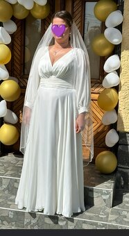 Svadobné šaty 44-46 boho štýl - 4