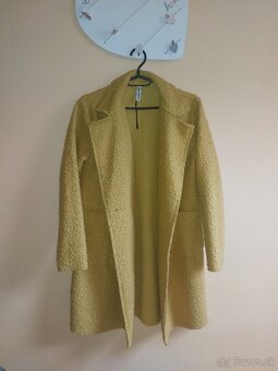 Horčicový kabát Uni - 4