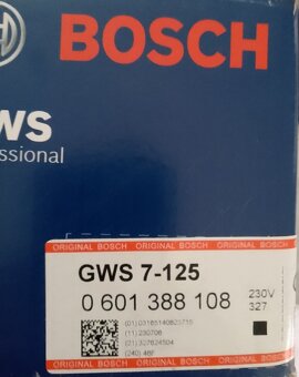 Uhlová brúska BOSCH PROFFESIONAL - 4