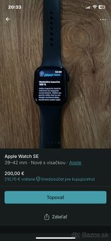 Predám Apple watch SE - 4