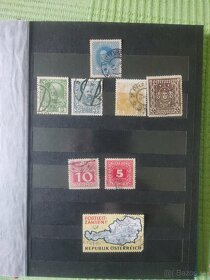 Poštové známky...na fotke nie úplný zoznam známok - 4