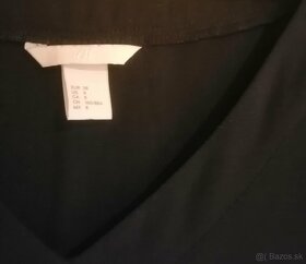 Čierne šaty zn. H&M, veľkosť 38 - 4