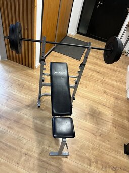 Bench Lavička a činka 80kg - 4