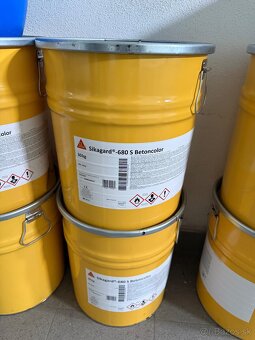 Predám Sika Sikagard - 680 S Betoncolor - RAL 7032 (30 kg) - 4