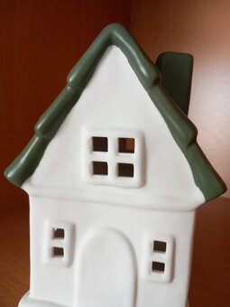 Keramický Led domček 16,5x12x8 cm - 4