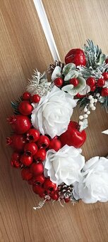 Krásny vianočný veniec priemer 30cm - nový - 4