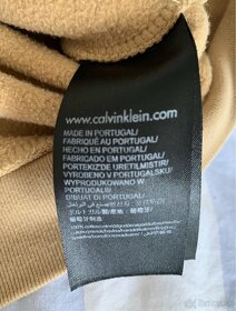 Béžovohnedá dámska mikina Calvin Klein Jeans, veľ. XS - 4