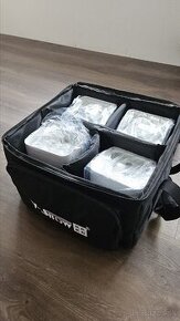 Led Wifi Batériové Svetlá 6x18W RGBWAUV 6in1 V-Show - 4