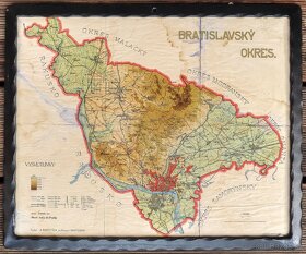 Historická mapa okresu Bratislava - 4