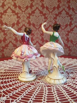 Porcelánové baletky Volkstedt - 4