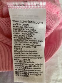 Ružová dámska mikina Calvin Klein Jeans, veľ. XS - 4