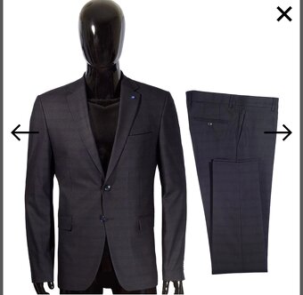 Predám oblek ADAM Regular FIT 8/58 - 4